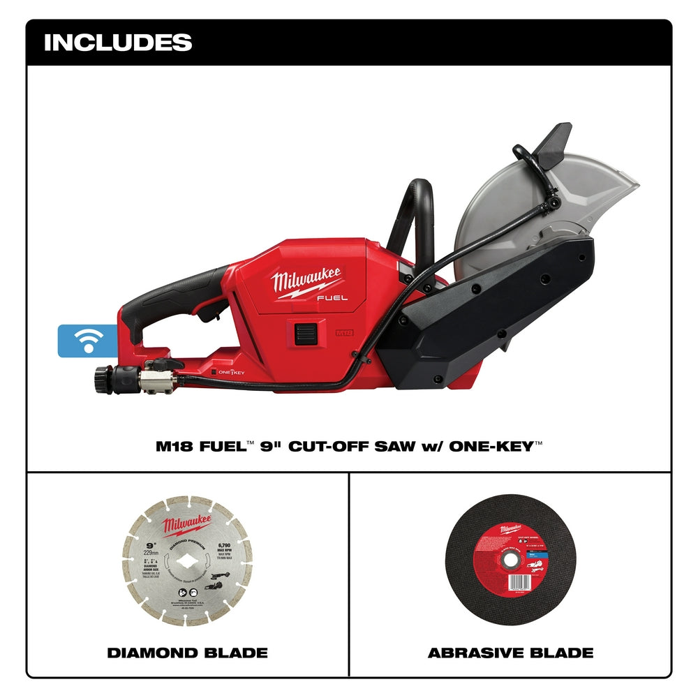 M18 FUEL™ 9 in. Cut-Off Saw with ONE-KEY™