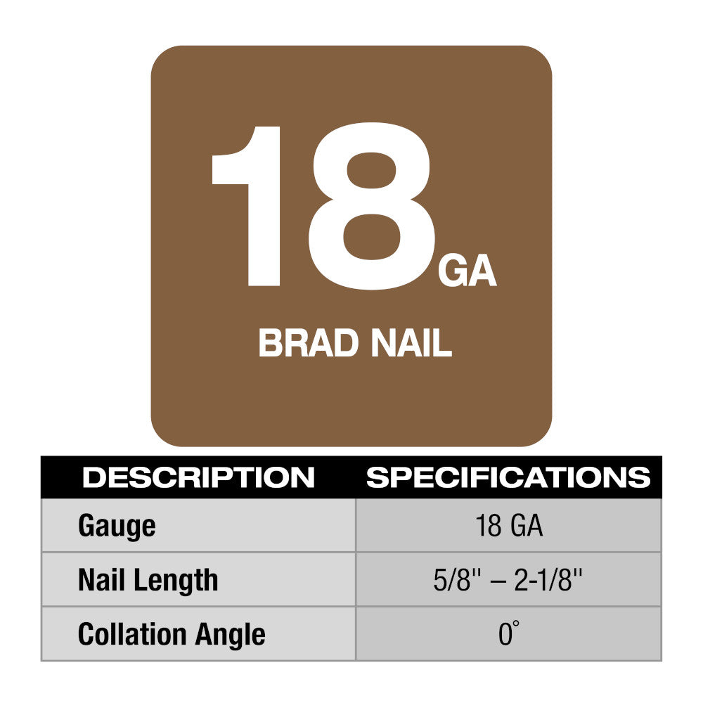 M18 FUEL™ 18 Gauge Brad Nailer Kit