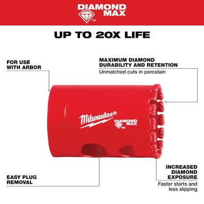 1-3/8" DIAMOND MAX™ Hole Saw