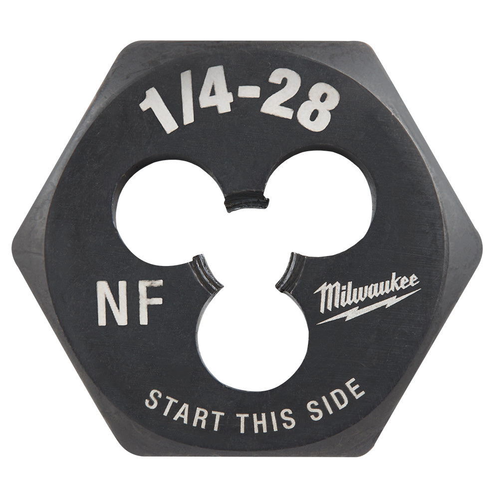 1/4"-28 NF 1-Inch Hex Threading Die