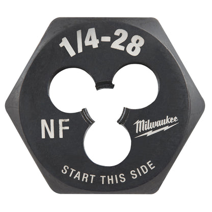 1/4"-28 NF 1-Inch Hex Threading Die
