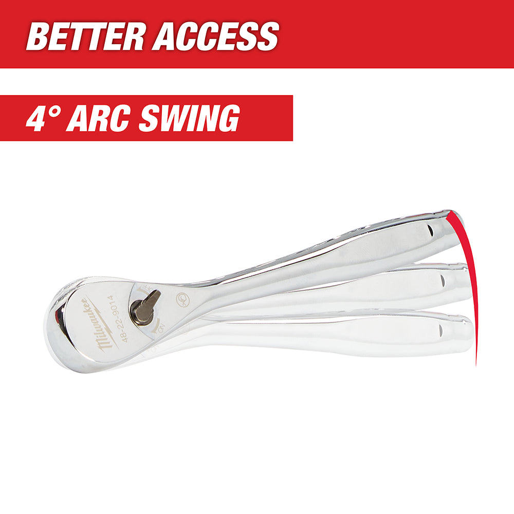 1/4" Drive 3" Ratchet