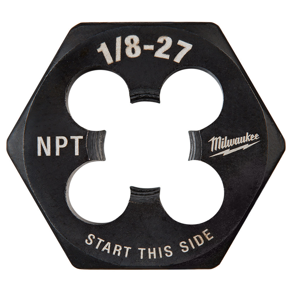 1/8"-27 NPT 1-Inch Hex Threading Die