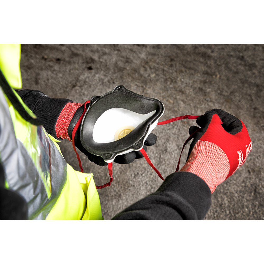 10PK N95 Valved Respirator with Gasket