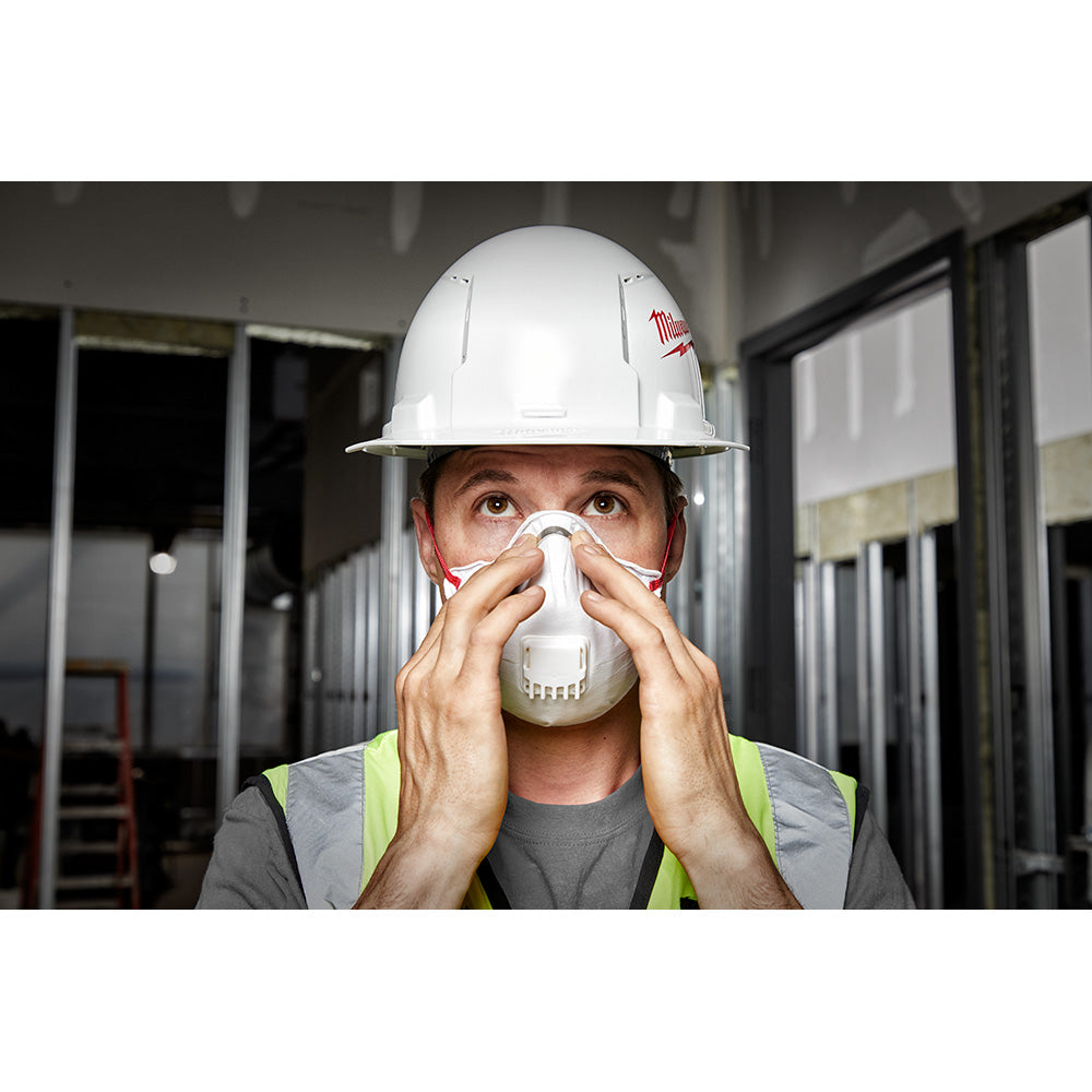 10PK N95 Valved Respirator with Gasket