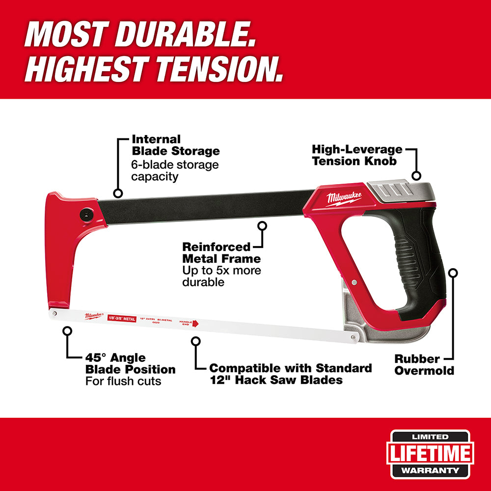 12 in. High Tension Hacksaw