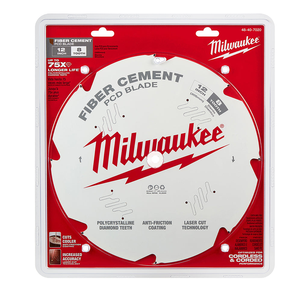 12" PCD/Fiber Cement Circular Saw Blade