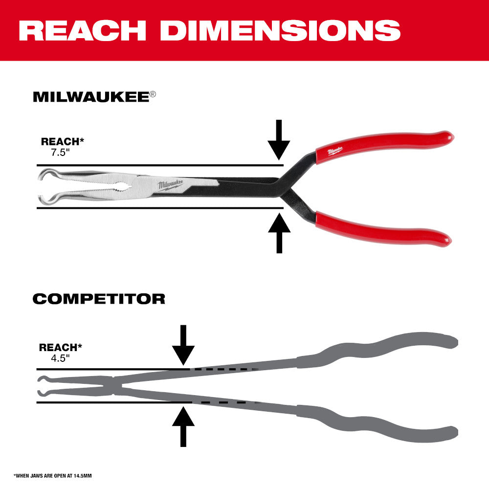 13" Long Reach Hose Grip Pliers -1/2"