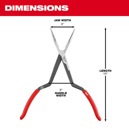 13" Long Reach Pliers - 45° Nose