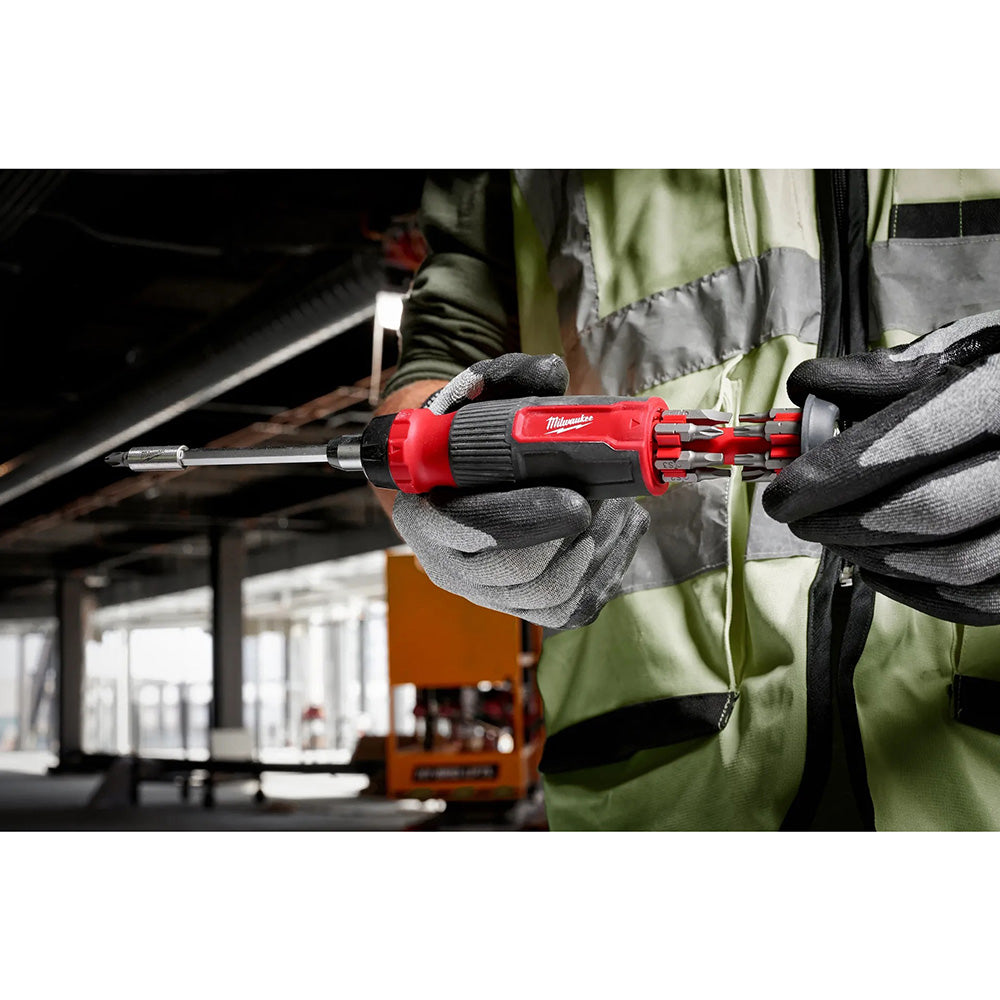 14-in-1 Ratcheting Multi-Bit and 8-in-1 Ratcheting Compact Multi-bit Screwdriver Set 2pc