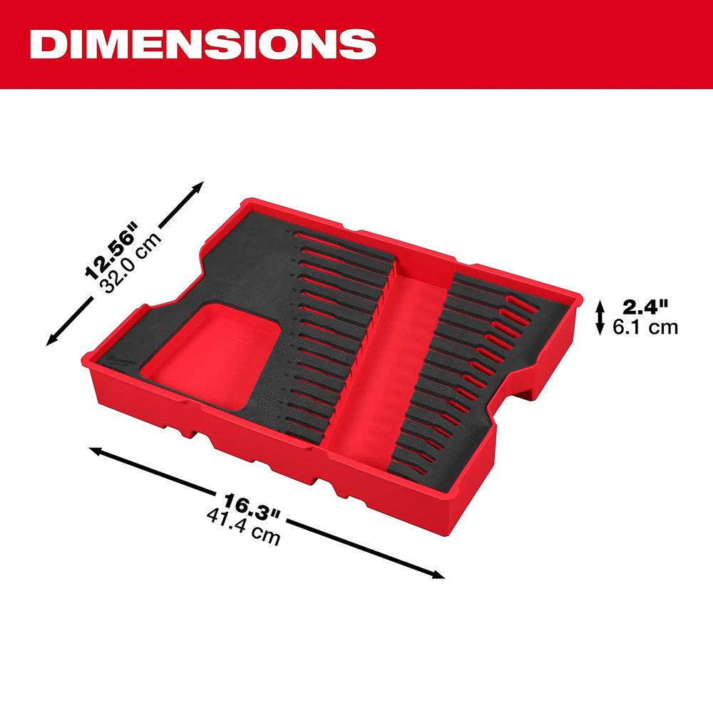 15pc. Metric Combination Wrench Set with Tray for PACKOUT™ Drawers