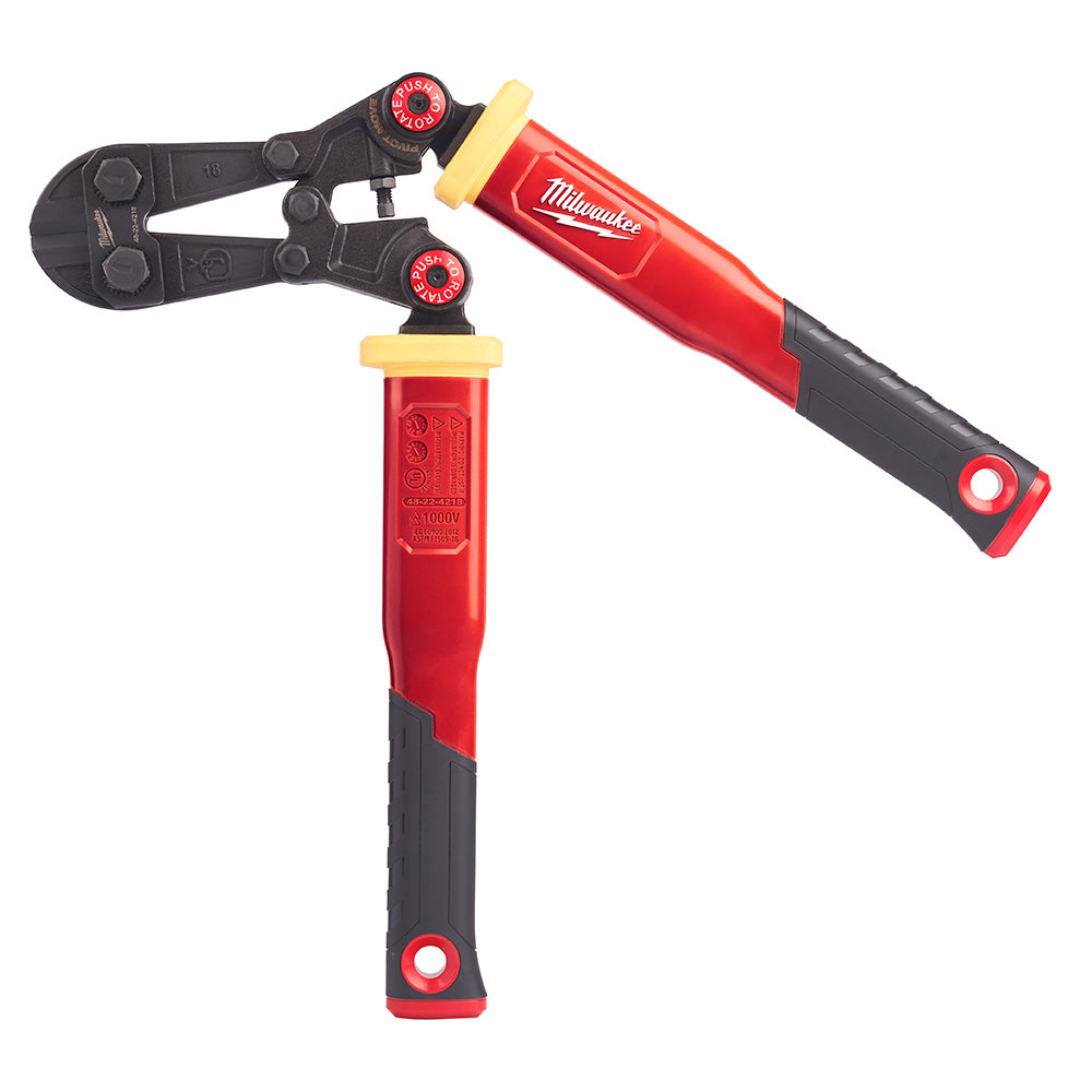 18 in. Fiberglass Bolt Cutter with PIVOTMOVE™ Rotating Handles