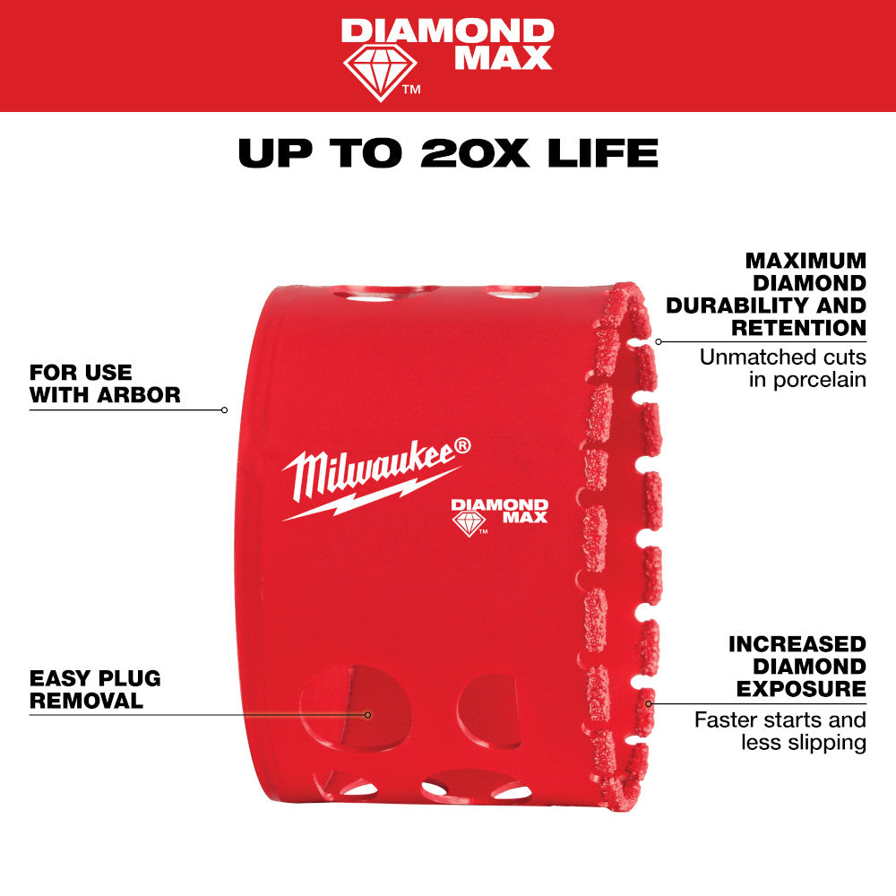 2-1/2" DIAMOND MAX™ Hole Saw