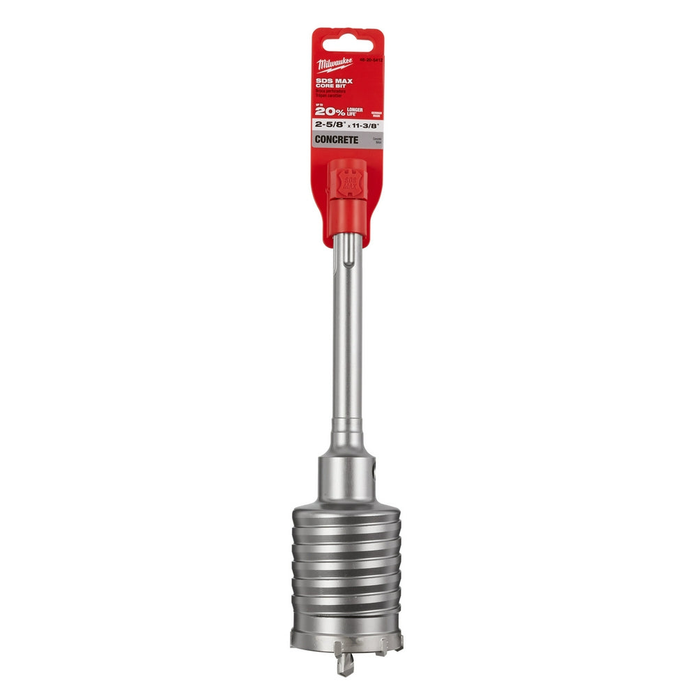 2-5/8" X 11-3/8" One Piece SDS Max Core Bit