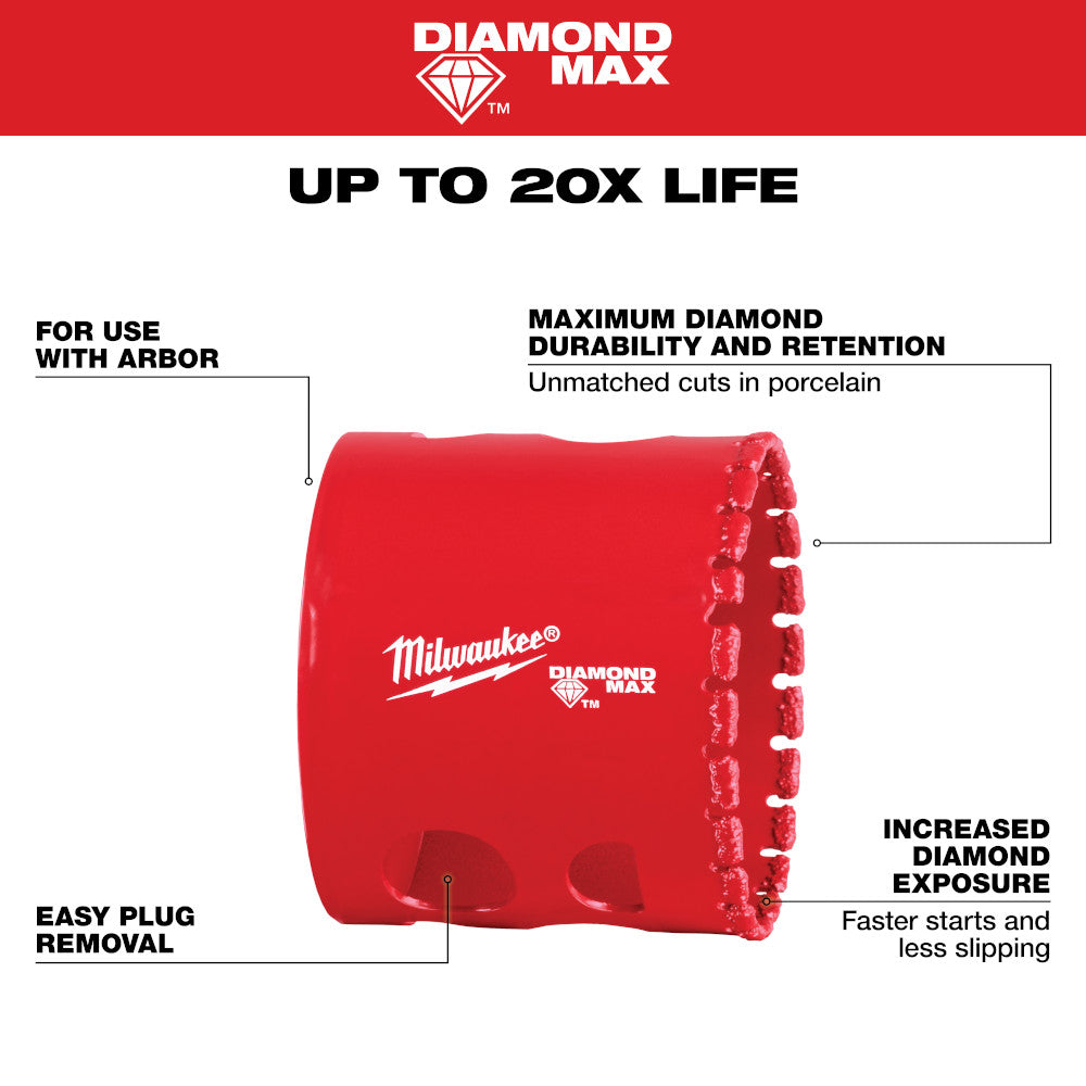 2" DIAMOND MAX™ Hole Saw