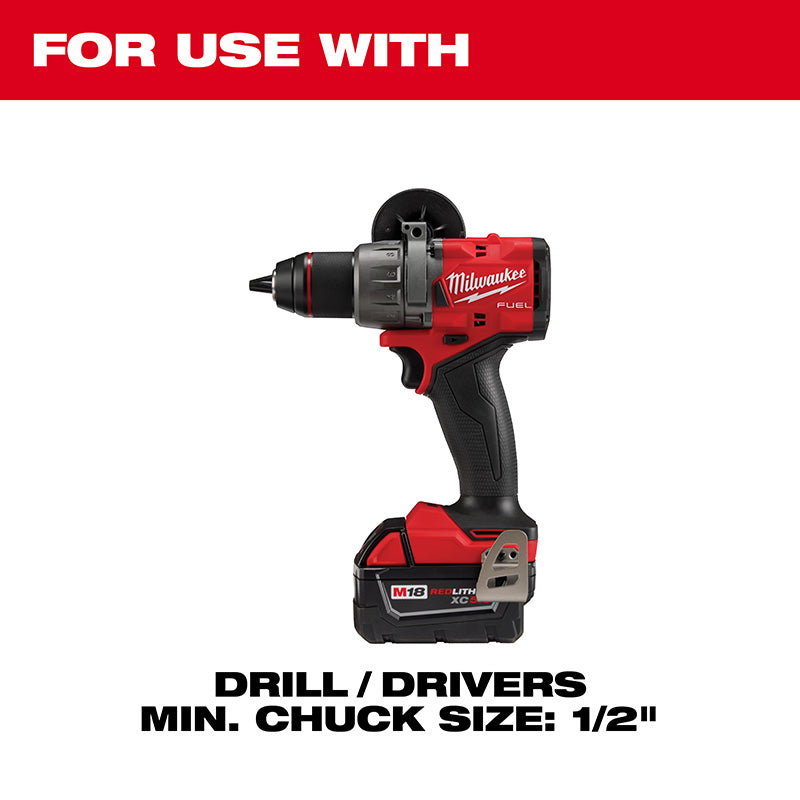 For use with Drill/Drivers Min. Chuck size: 1/2
