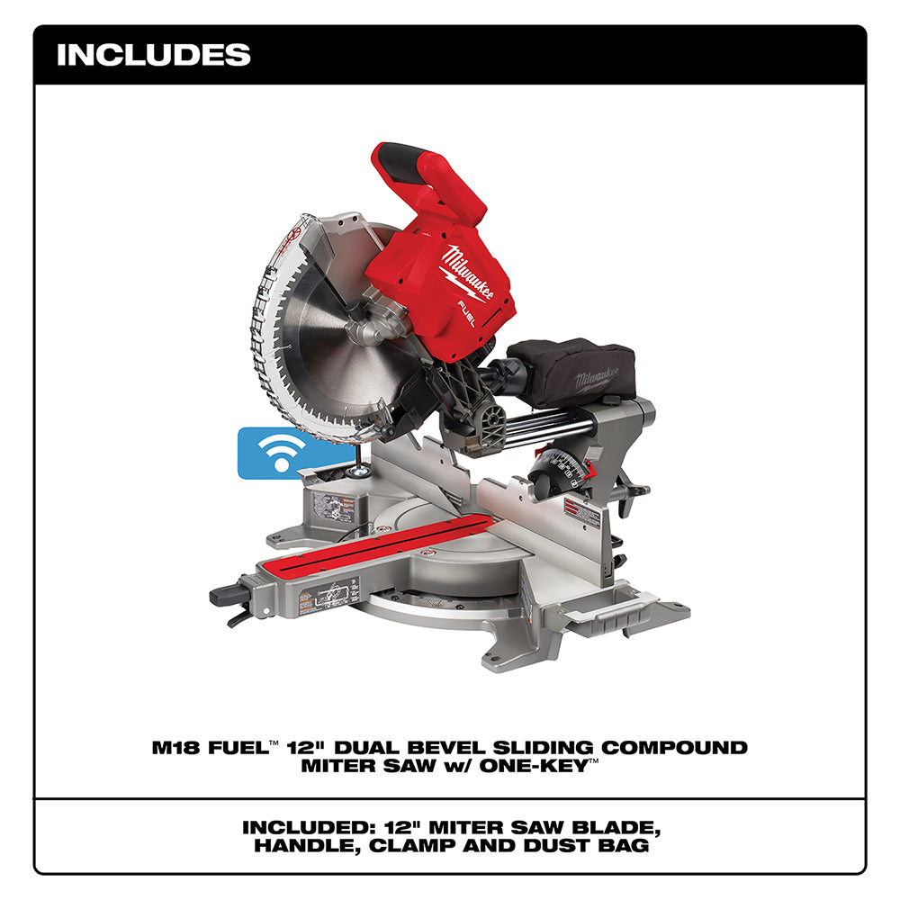 M18 FUEL™ 12 in. Dual Bevel Sliding Compound Miter Saw