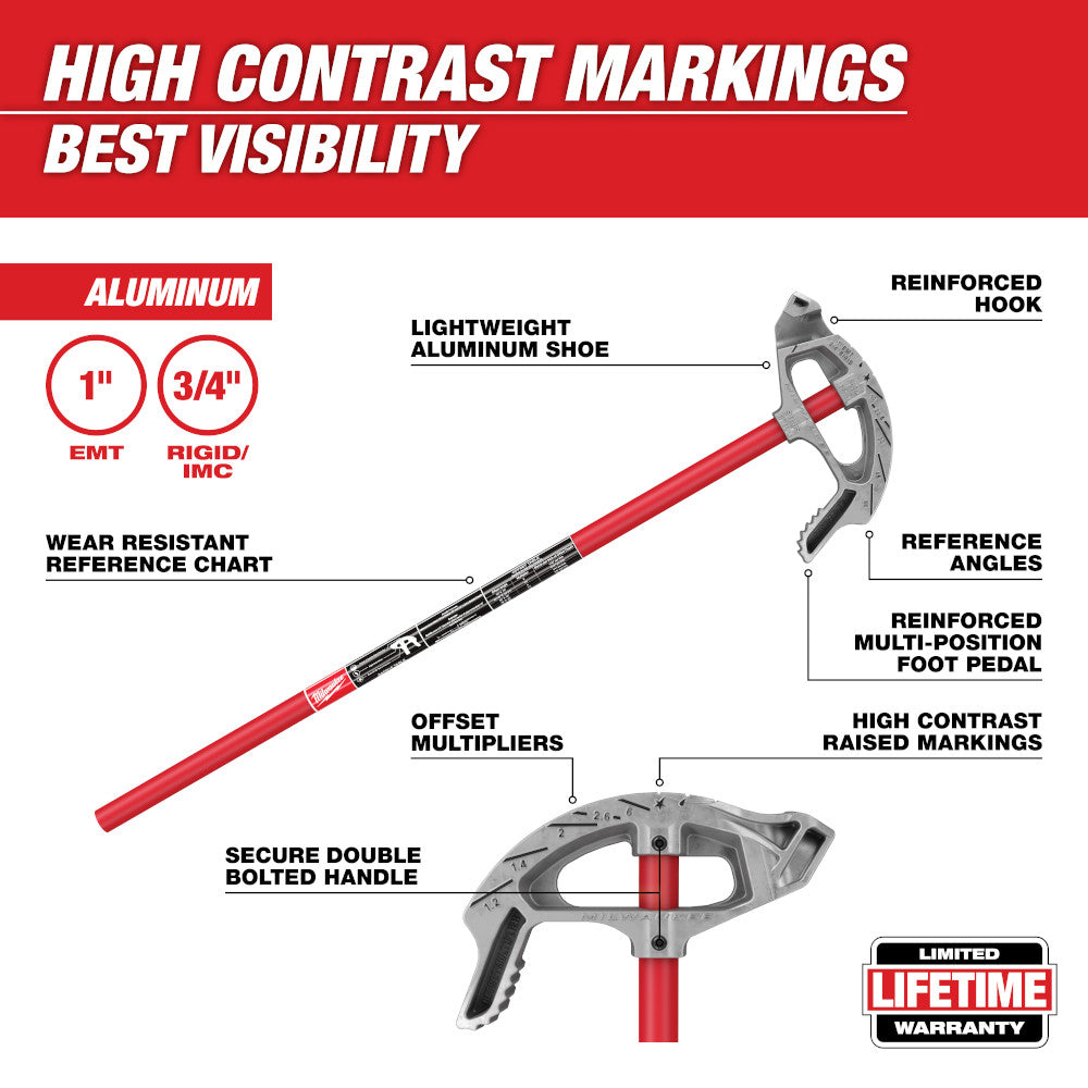 1" EMT Aluminum Conduit Bender
