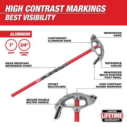1" EMT Aluminum Conduit Bender