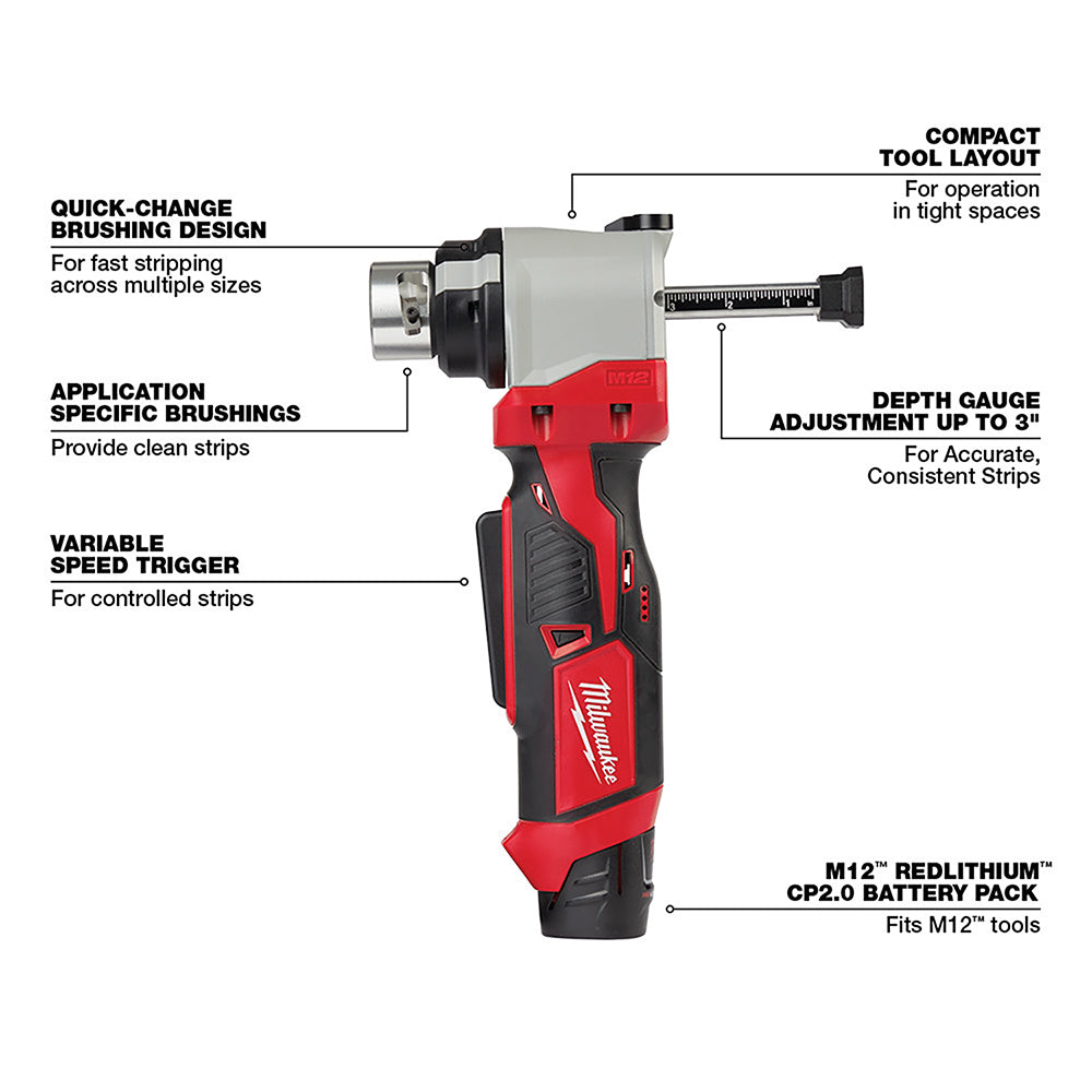 M18™ Cable Stripper Kit for Cu RHW/RHH/USE
