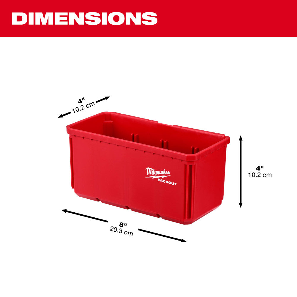 2PK Large Bin Set for PACKOUT™ - Dimensions