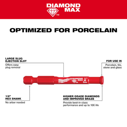 3/16" DIAMOND MAX™ Hole Saw Bit