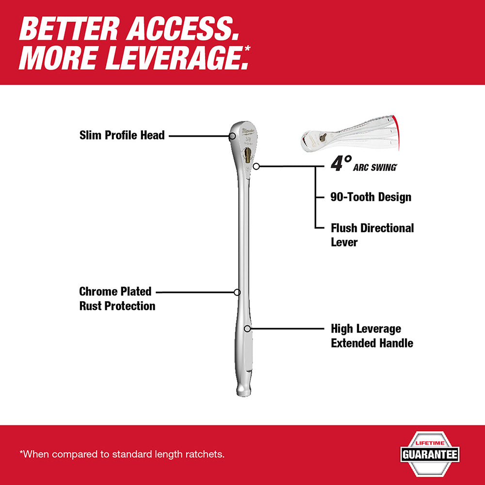 3/8" Drive 12" Ratchet