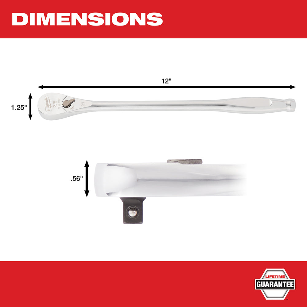 3/8" Drive 12" Ratchet