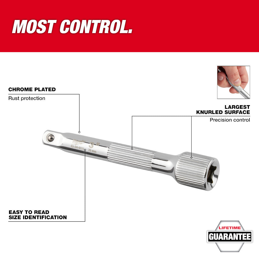 3/8" Drive 6" Extension