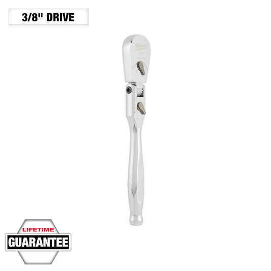 3/8" Drive 9" Flex Head Ratchet