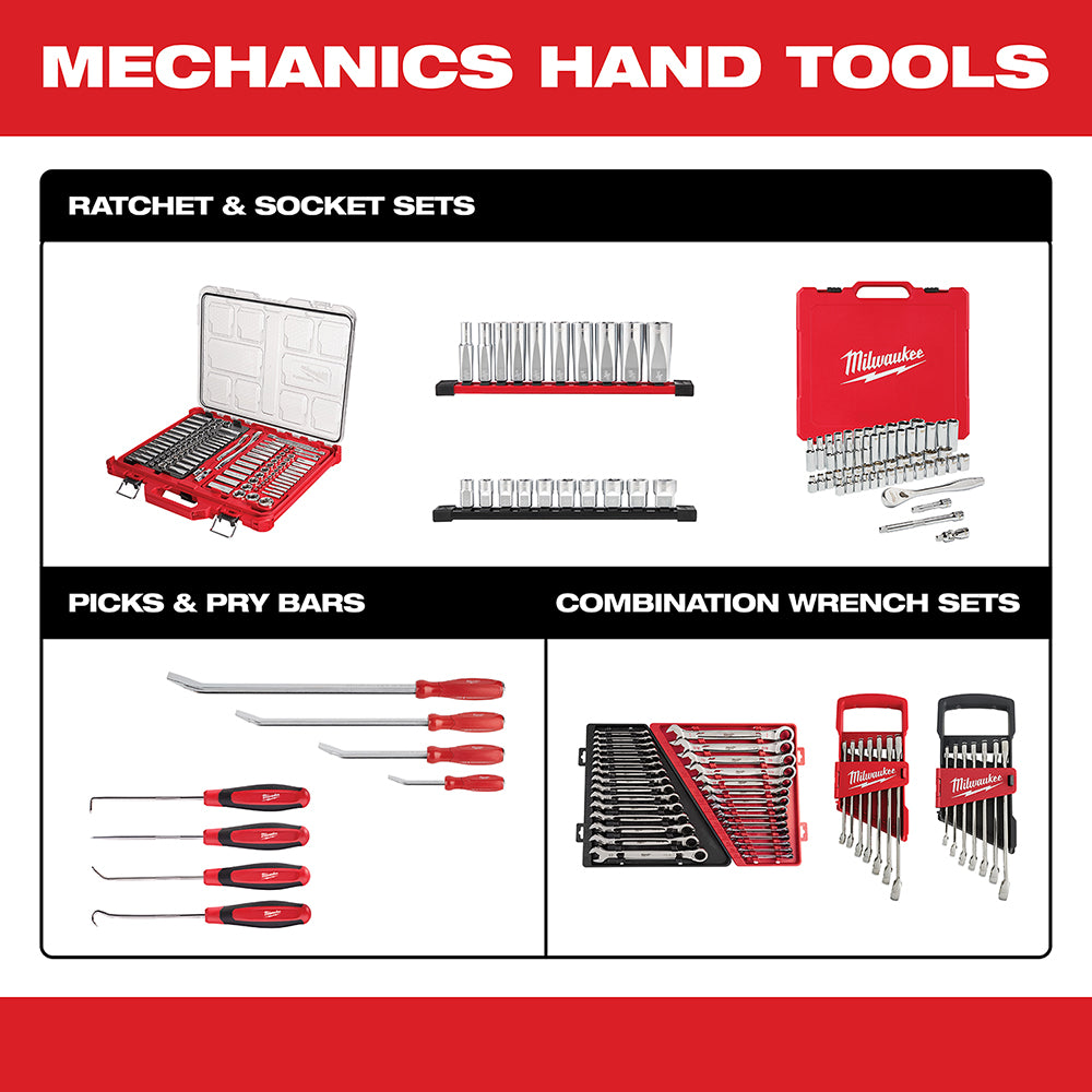 3/8 in. 32 Pc. Ratchet and Socket Set in PACKOUT™ - Metric