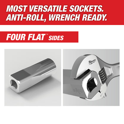3/8 in. 32 Pc. Ratchet and Socket Set in PACKOUT™ - Metric