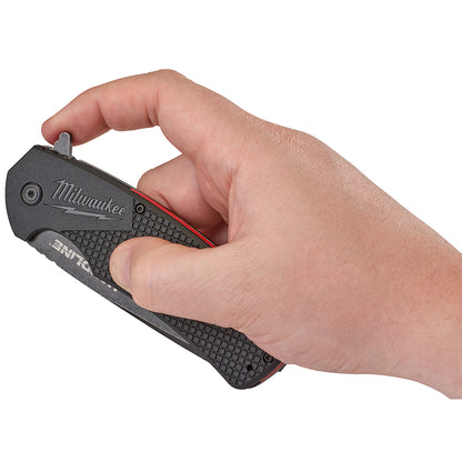 3.5 in. HARDLINE™ Smooth Recurve Drop Point Blade Pocket Knife