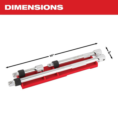 3pc 3/8” Drive Locking Extension Set
