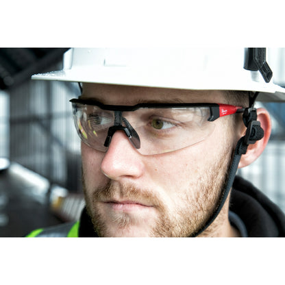 3PK Safety Glasses - Clear Anti-Scratch Lenses