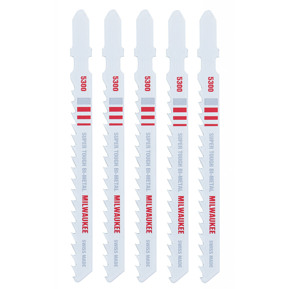 4" 6TPI T-Shank Multi Material Bi-Metal Jig Saw Blade (5 PK)