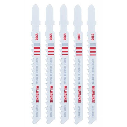 4" 6TPI T-Shank Multi Material Bi-Metal Jig Saw Blade (5 PK)