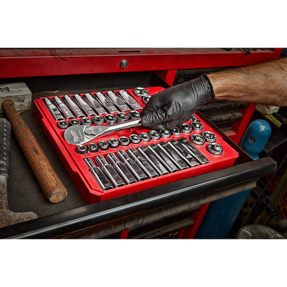 47 pc. 1/2 in. Socket Wrench Set (SAE & Metric)