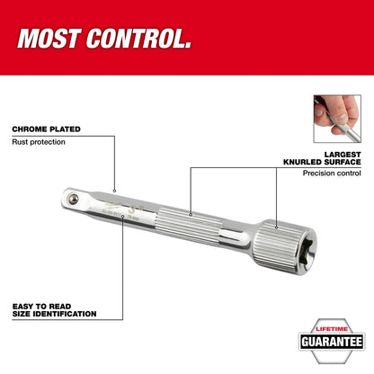 4pc 1/2” Drive Extension Set