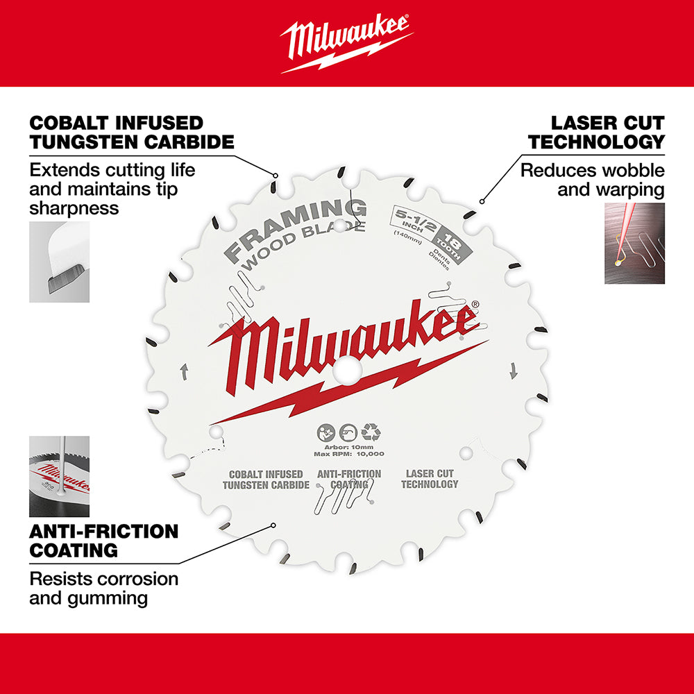 5-1/2" 18T Framing Circular Saw Blade