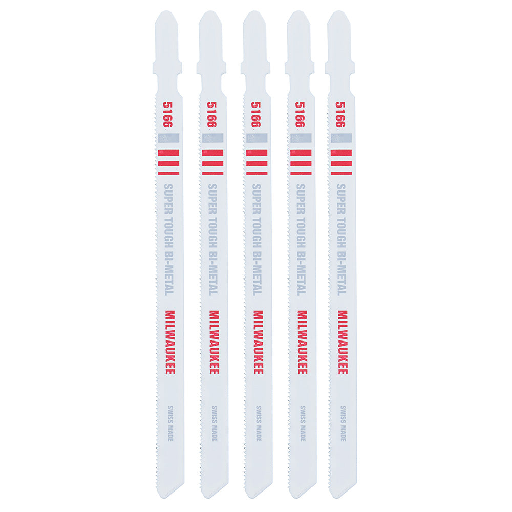 5-1/4" 24TPI T-Shank Metal Cutting Bi-Metal Jig Saw Blades (5 PK)