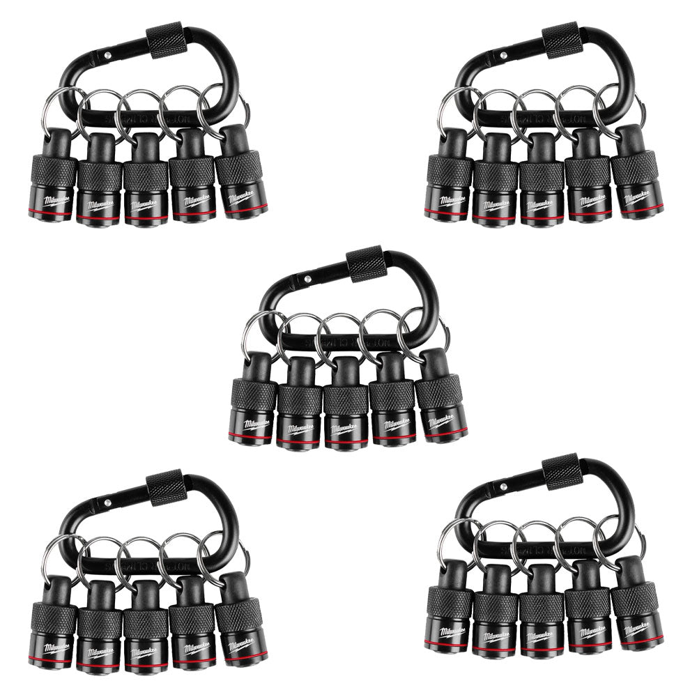 5PC Bit Holder with Carabiner (5 Pack)