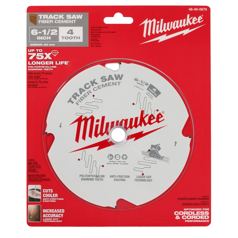 6-1/2” 4T Fiber Cement Track Saw Blade