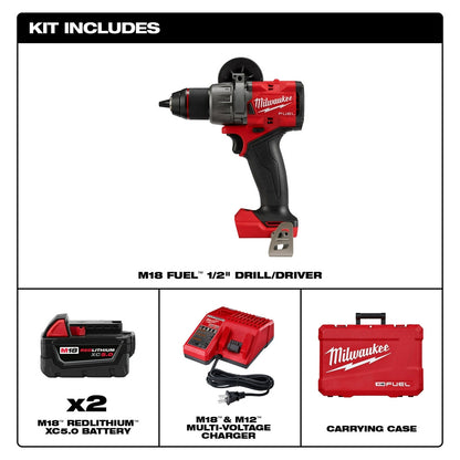 M18 FUEL™ 1/2" Drill/Driver Kit
