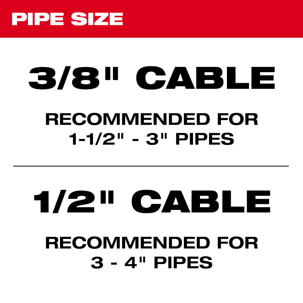 3/8" x 100' Inner Core Drum Cable