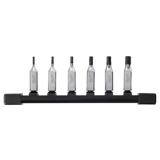 6pc 1/4" Drive Hex Bit Socket Set - Metric