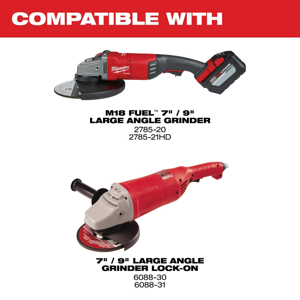 7 in./ 9 in. Large Angle Grinder Cutting Shroud