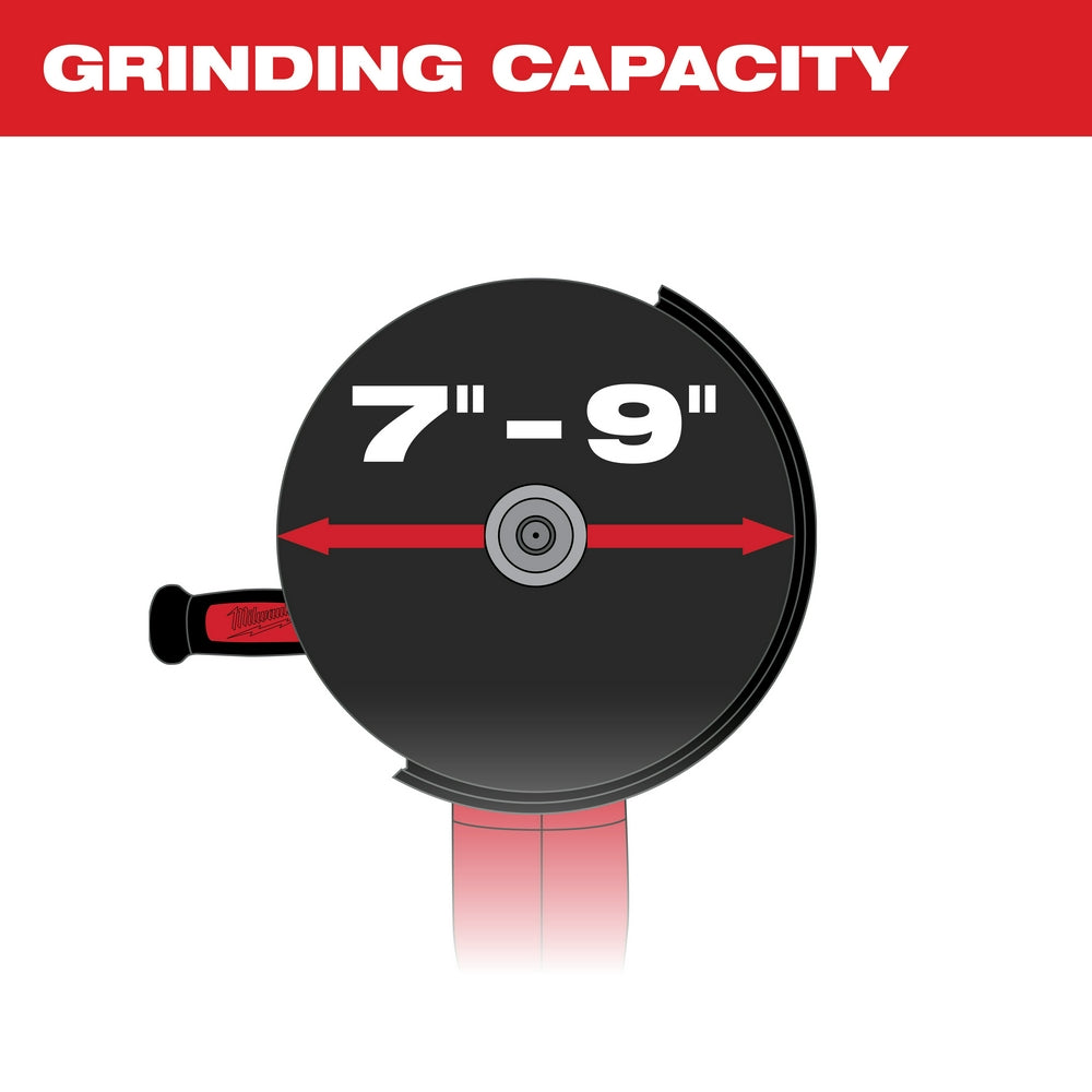 7 in./ 9 in. Large Angle Grinder Cutting Shroud