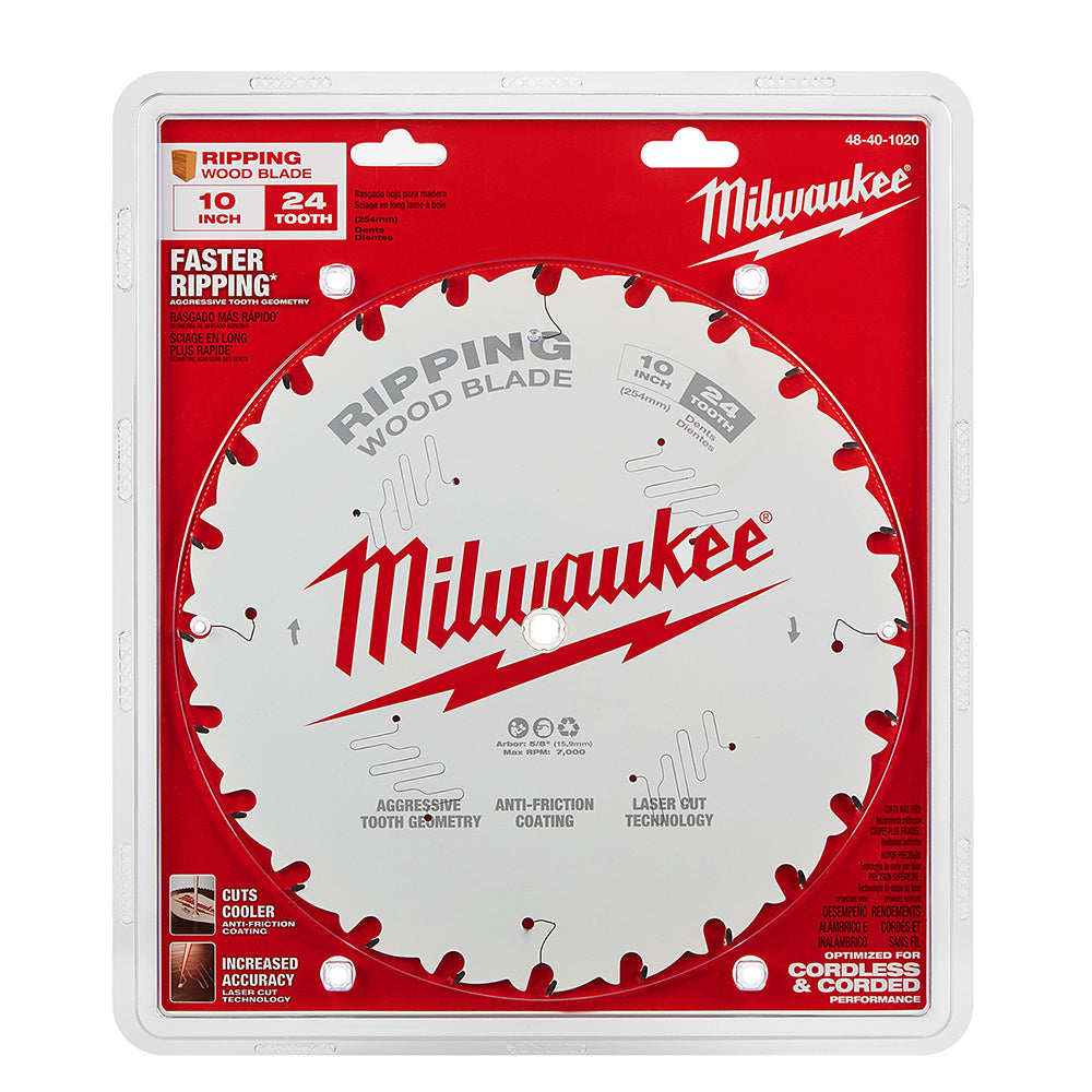 10" 24T Ripping Circular Saw Blade