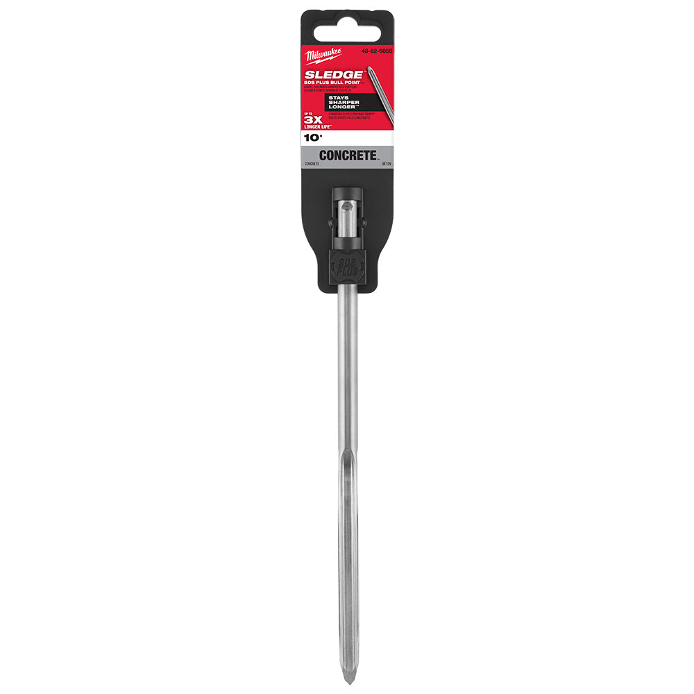 SDS Plus SLEDGE™ 10" Bull Point Chisel
